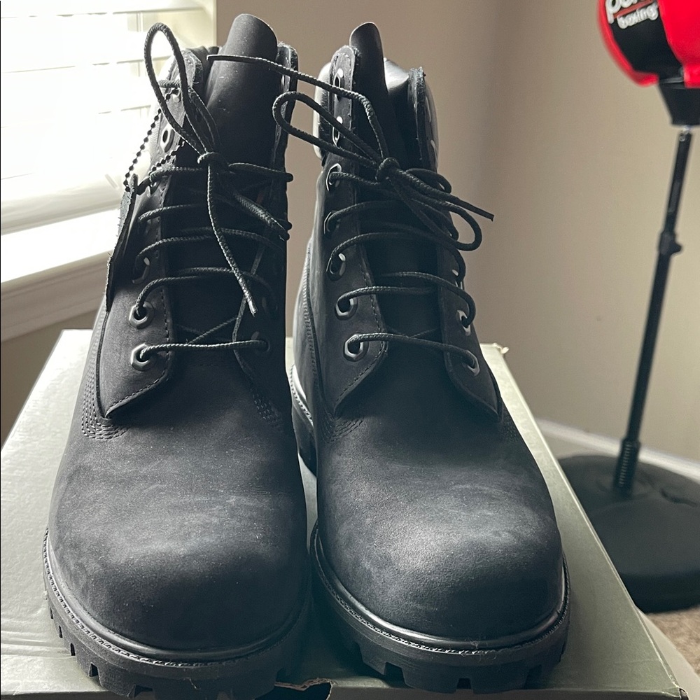 Timberland Men's Black Leather Boots